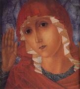 Kuzma Petrov-Vodkin The Mother of God of Tenderness towards Evil Hearts USA oil painting artist